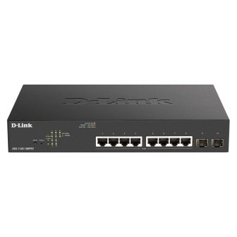 D-Link DGS-1100-10MPV2 Managed L2 Gigabit Ethernet (10/100/1000) PoE…