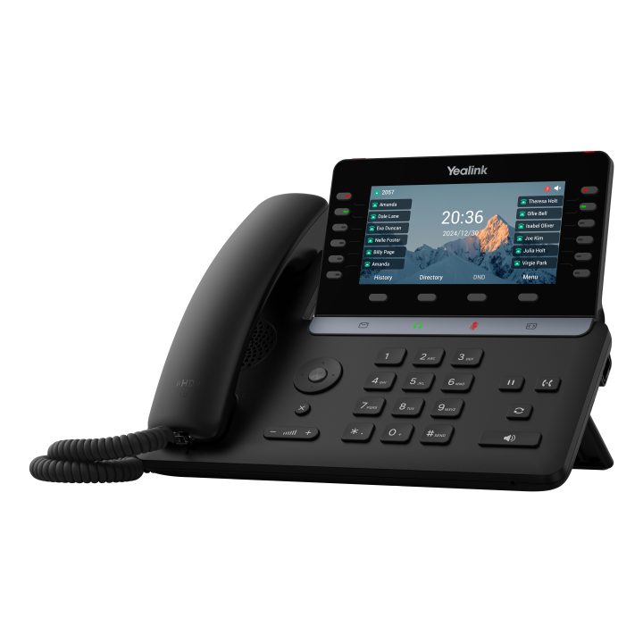 Yealink T85W IP Phone Black LCD Wi-Fi