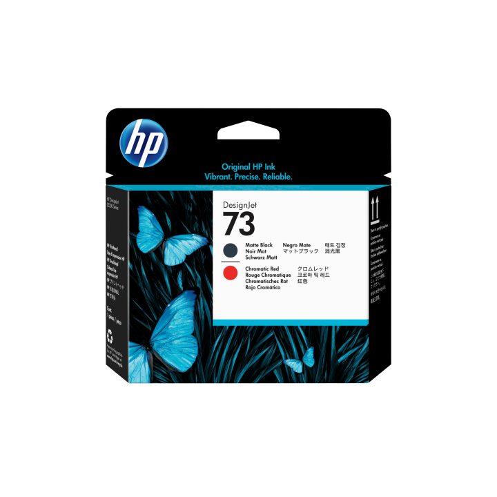 HP DesignJet 73 Matte Black/Chromatic Red Print Head
