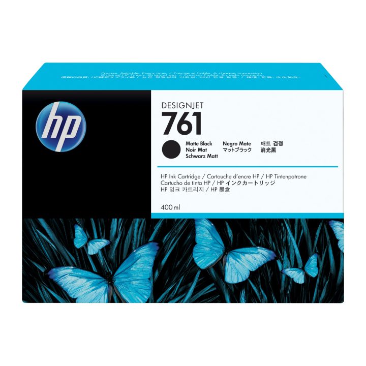 HP Cartucho de tinta DesignJet 761 negro mate de 400 ml