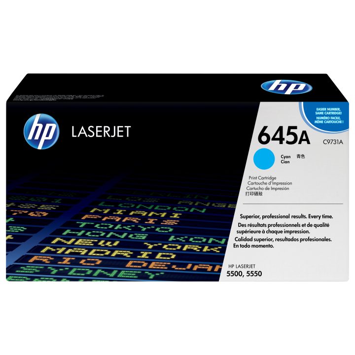 HP Original LaserJet 645A Cyan Toner Cartridge