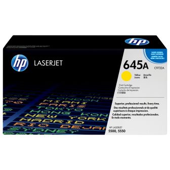 HP Original LaserJet 645A Yellow Toner Cartridge