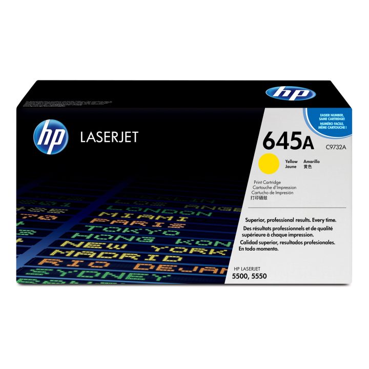 HP Original LaserJet 645A Yellow Toner Cartridge