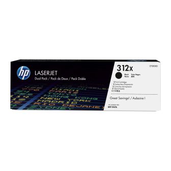 HP Pack de poupança de 2 cartuchos de toner original LaserJet 312X de…