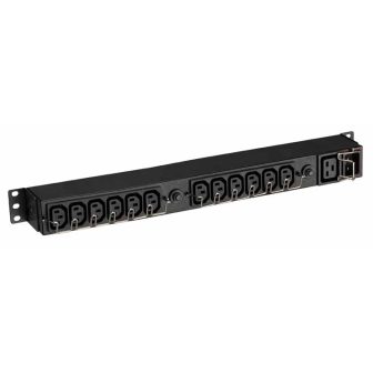 Eaton EFLX12I Power Distribution Unit (PDU) 13 AC Outlets 1U Black