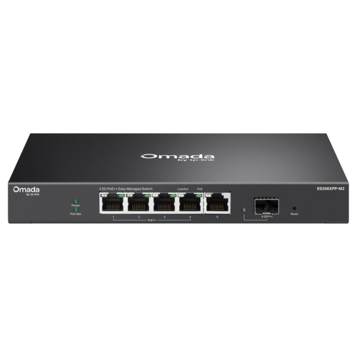 TP-Link ES206XPP-M2 Managed L2 Switch 2.5G Ethernet (100/1000/2500)…