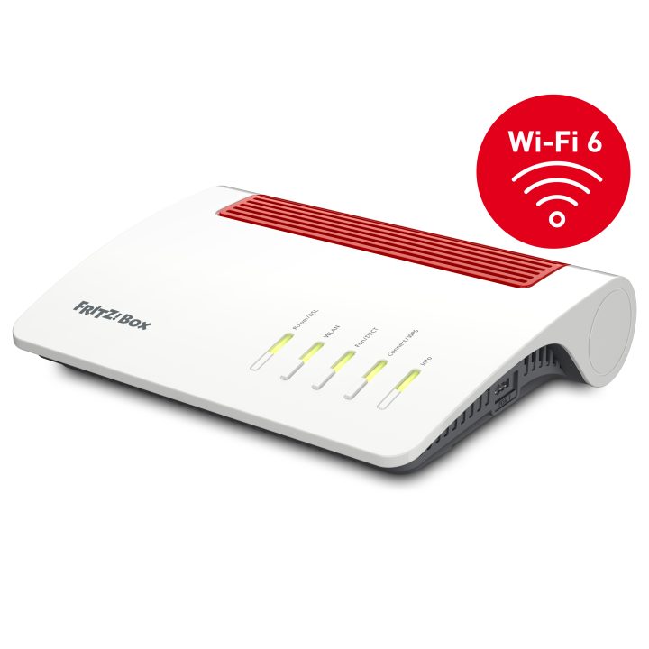 Router sem fios Box 7590 AX Gigabit Ethernet de banda dupla (2,4 GHz…