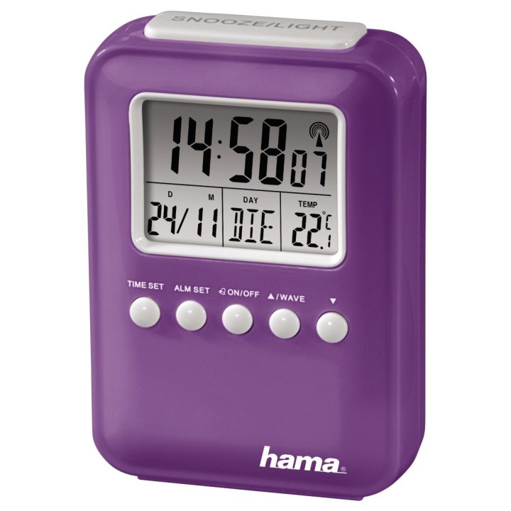 Hama "Fashion" Radio Controlled Alarm Clock Reloj despertador digital…