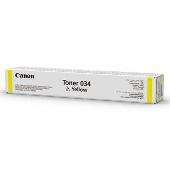 Canon 034 cartucho de tóner 1 pieza(s) Original Amarillo