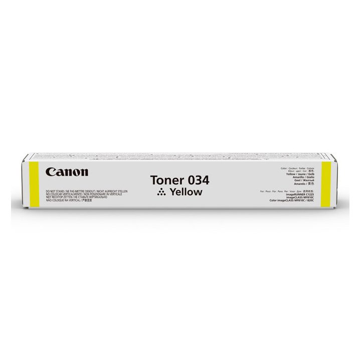 Canon 034 Toner Cartridge 1 piece(s) Original Yellow
