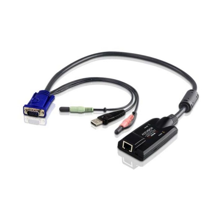 ATEN Adaptador KVM VGA/Audio USB con Virtual Media