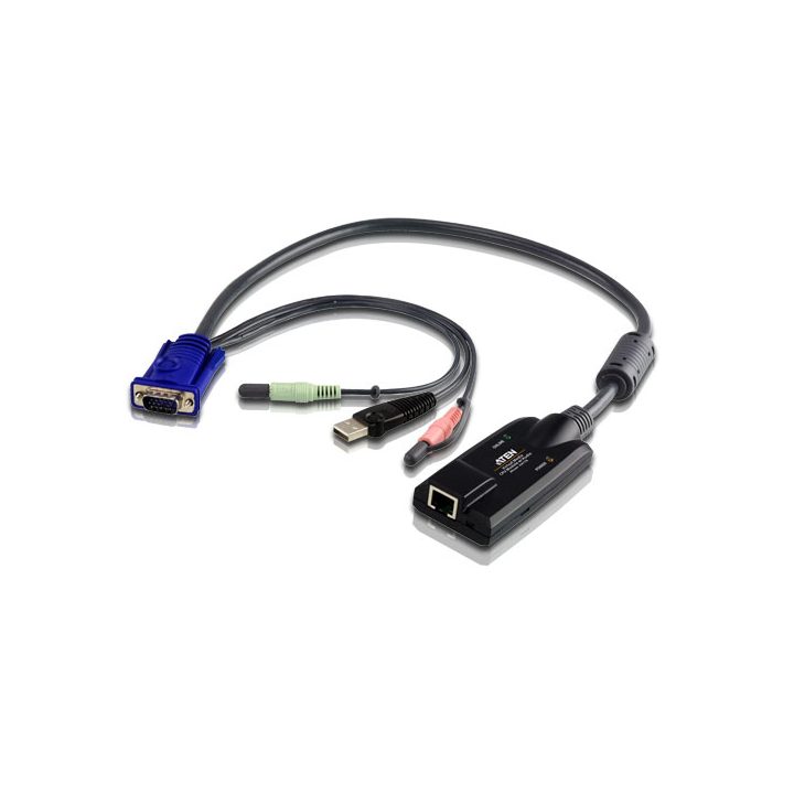 ATEN USB VGA/Audio KVM Adapter with Virtual Media