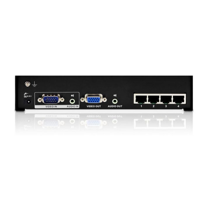 ATEN Distribuidor VGA/Audio sobre Cat 5 de 4 puertos