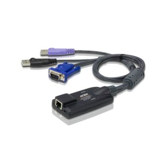ATEN Adaptador KVM VGA USB compatível com Smart Card e Virtual Media