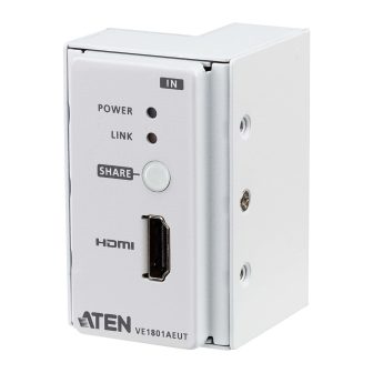 ATEN Flush-mount Transmitter (EU) HDMI HDBaseT-Lite with Faceplate /…