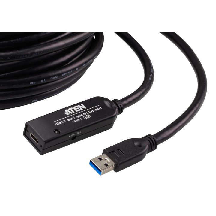 ATEN Cabo de extensão USB 3.2 de 1.ª geração de 20 m