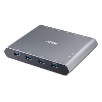 ATEN 2-Port 4K DisplayPort USB-C KVM Switch with Power Pass-Through