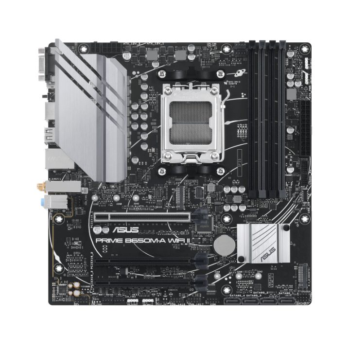 ASUS PRIME B650M-A WIFI II AMD B650 AM5 Socket Micro ATX