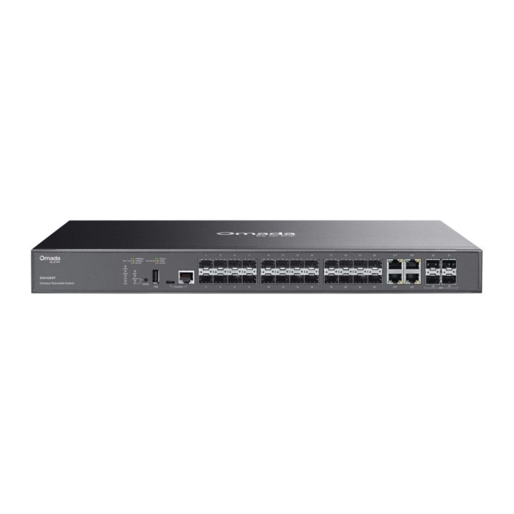 TP-Link SG5428XF switch Gerido L3 Preto