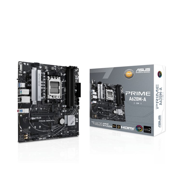 ASUS PRIME A620M-A-CSM AMD A620 AM5 Socket micro ATX