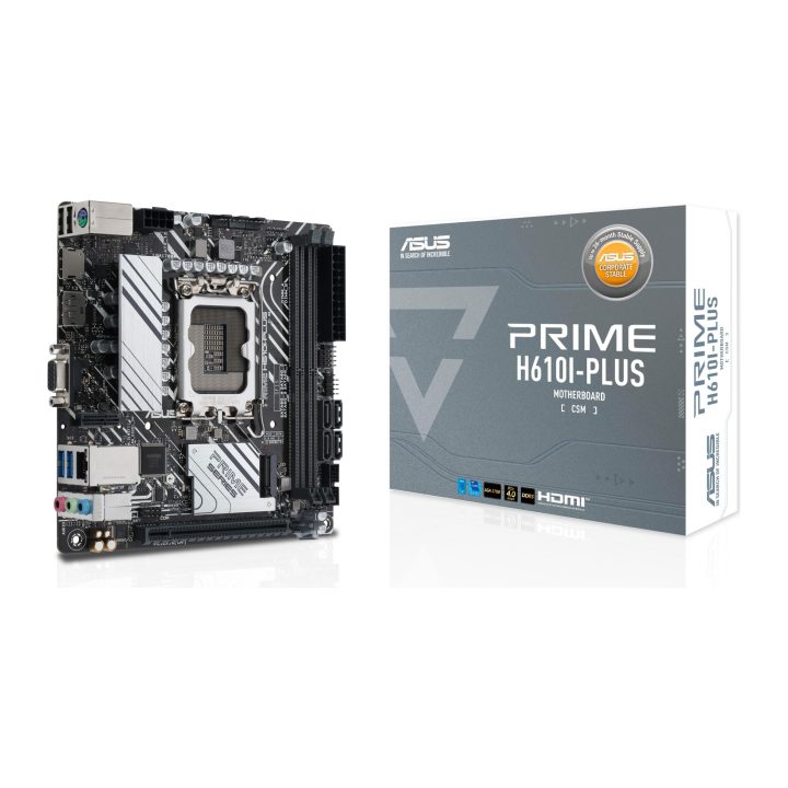 ASUS PRIME H610I-PLUS-CSM Intel H610 LGA 1700 mini ITX