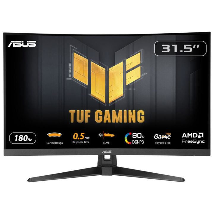 ASUS TUF 32" QHD 180 Hz Fast VA curvo
