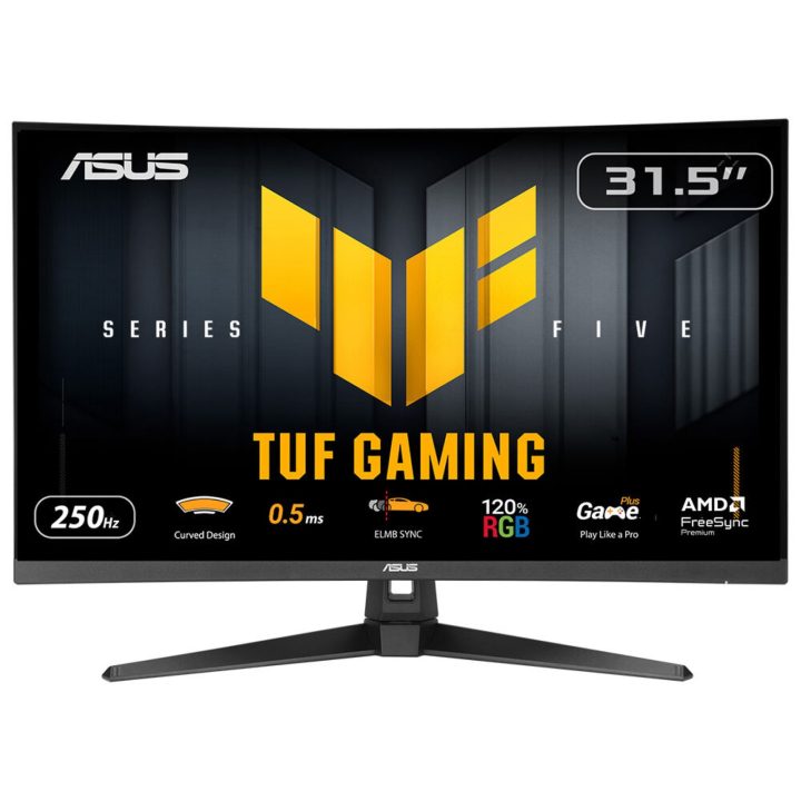 ASUS TUF 32" Full HD 250 Hz Curved Fast VA