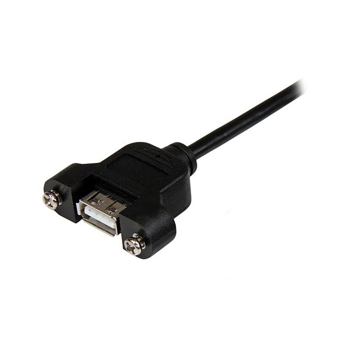 StarTech.com Cable Alargador de 30cm USB 2.0 para Montar Empotrar en…