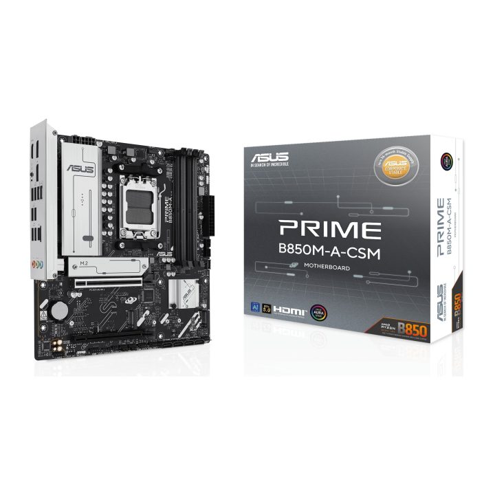ASUS PRIME B850M-A-CSM AMD B850 AM5 Socket micro ATX
