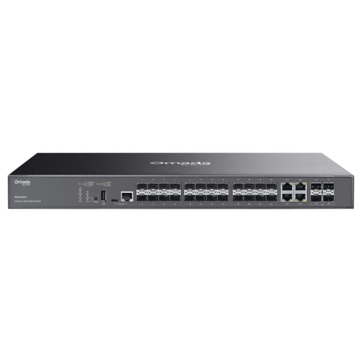 TP-Link SG5428XF switch Gerido L3 Preto