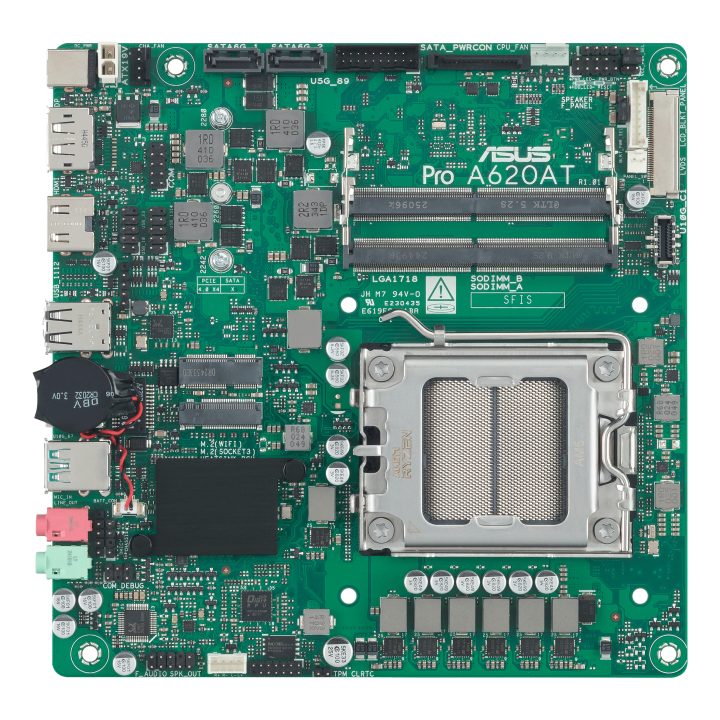 ASUS Pro A620AT-CSM AMD A620A Zócalo AM5 Thin Mini ITX
