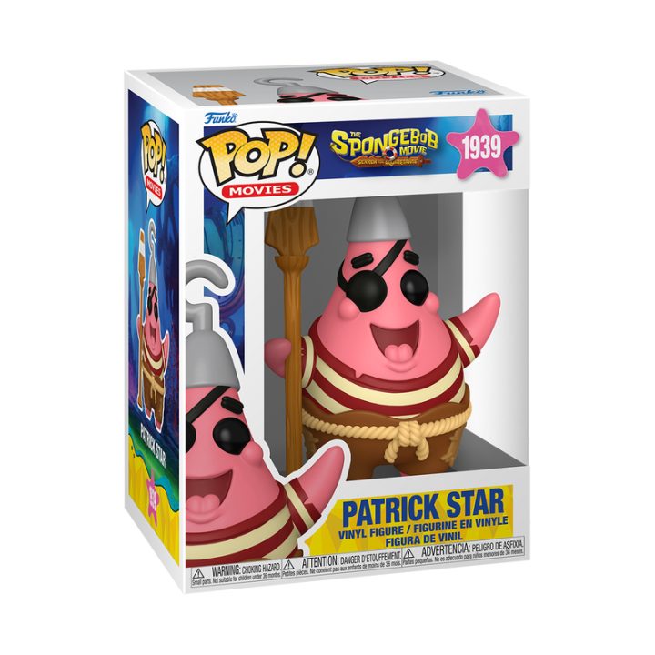 Funko Pop! Nickelodeon Bob Esponja Patricio Estrella Pirata (nº 1939)
