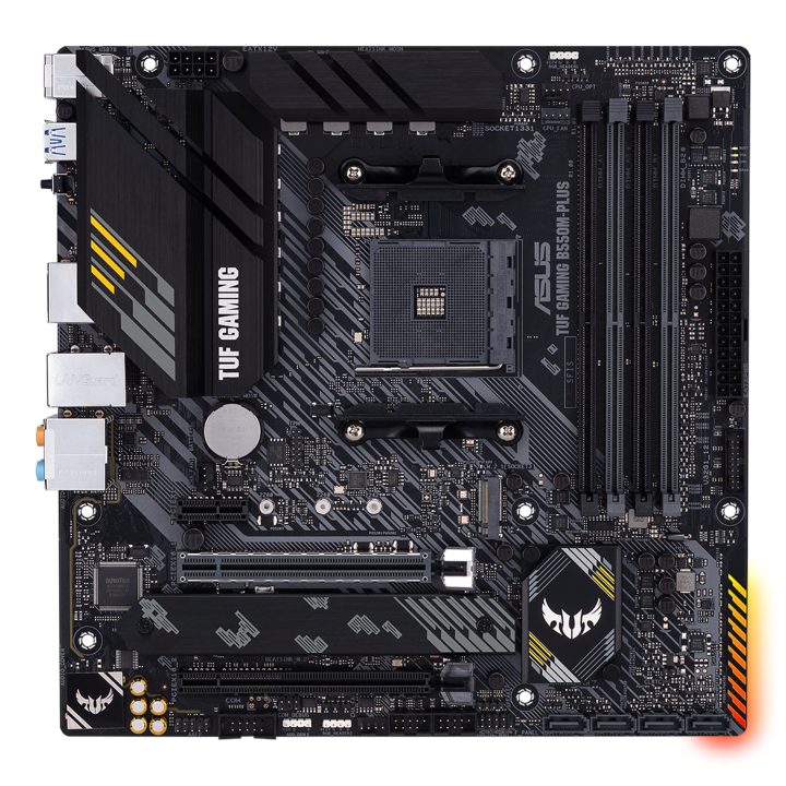ASUS TUF GAMING B550M PLUS AMD B550 AM4 Socket Micro ATX