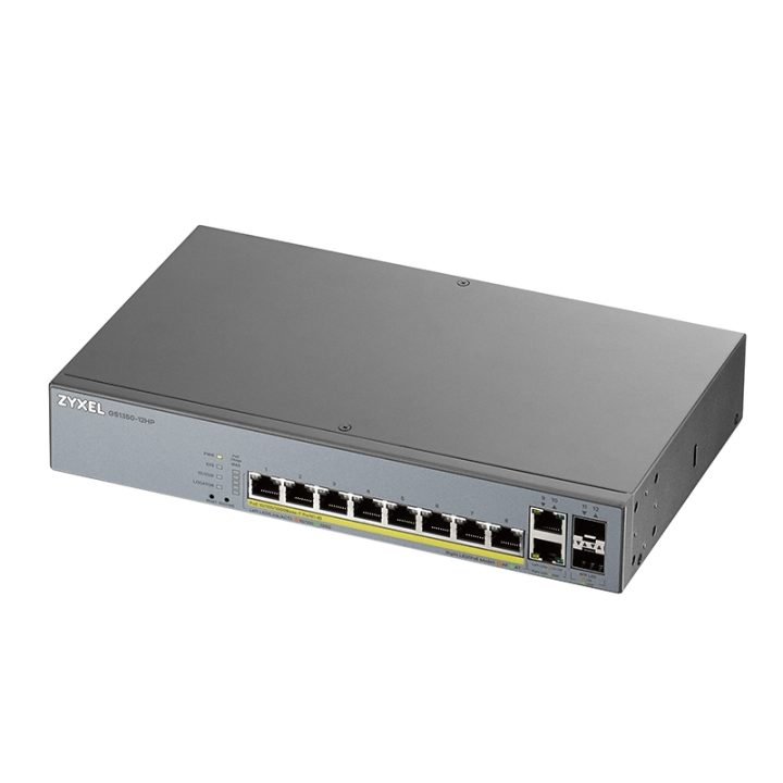 Zyxel GS1350-12HP-EU0101F switch Gerido L2 Gigabit Ethernet…