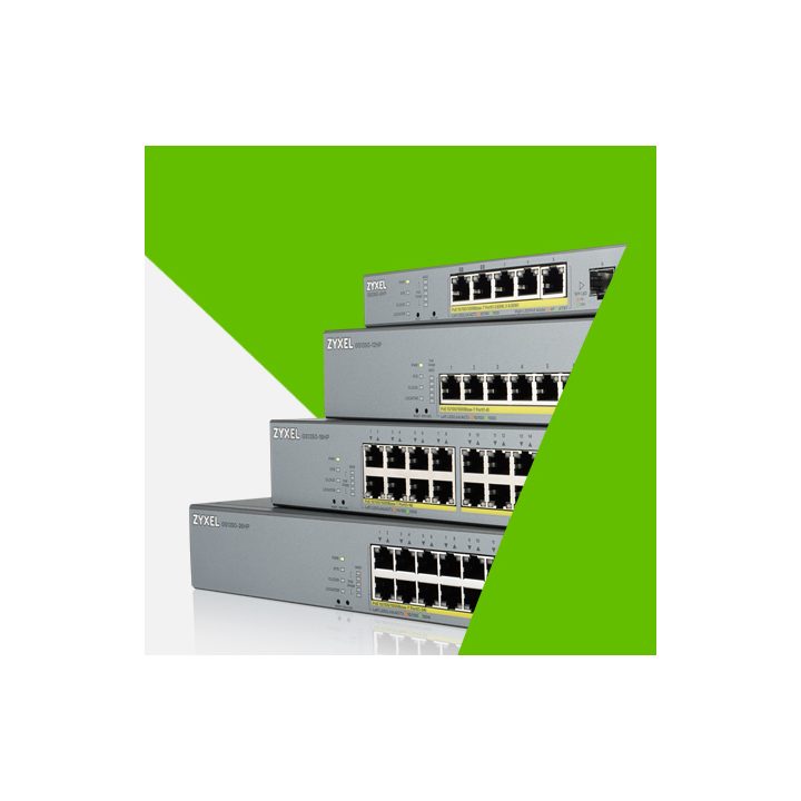 Zyxel GS1350-18HP-EU0101F switch Gerido L2 Gigabit Ethernet…