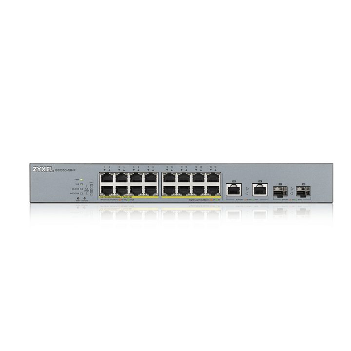 Zyxel GS1350-18HP-EU0101F Managed L2 Gigabit Ethernet (10/100/1000)…