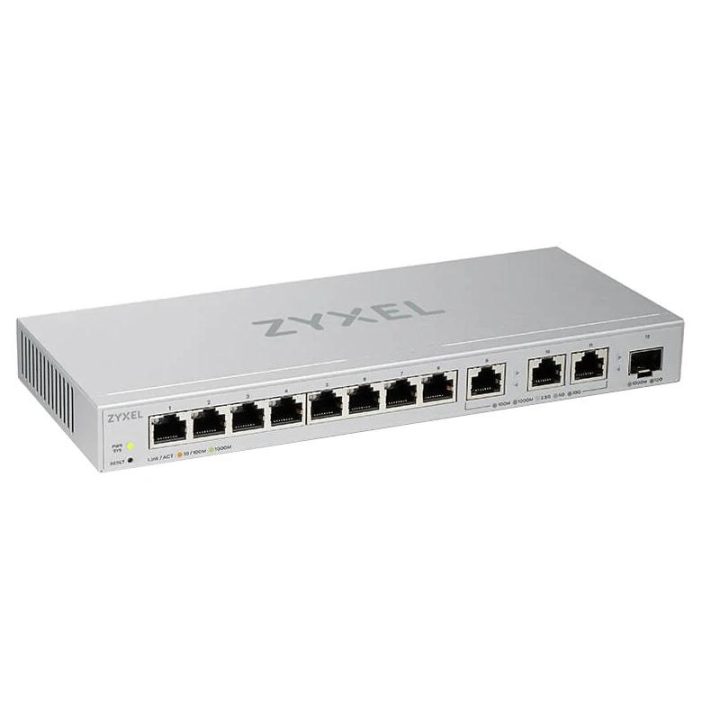 Zyxel XGS1250-12 Gerido L2 Ethernet 10G (100/1000/10000) Cinzento