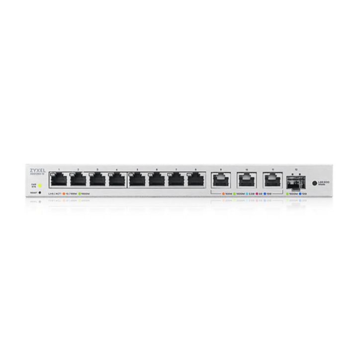 Zyxel XGS1250-12 Gerido L2 Ethernet 10G (100/1000/10000) Cinzento