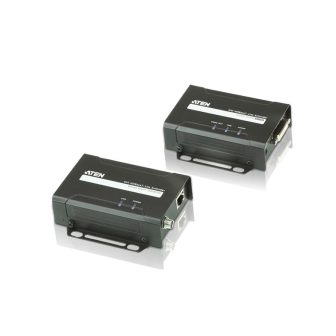 ATEN VE601 AV Signal Transmitter and Receiver Black