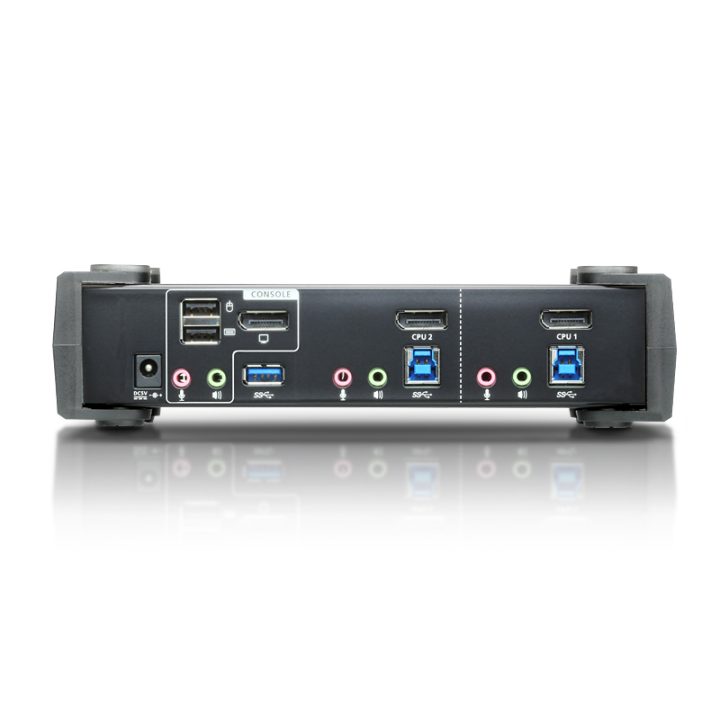 ATEN Switch KVMP™ DisplayPort 4K USB 3.0 de 2 puertos (cables…