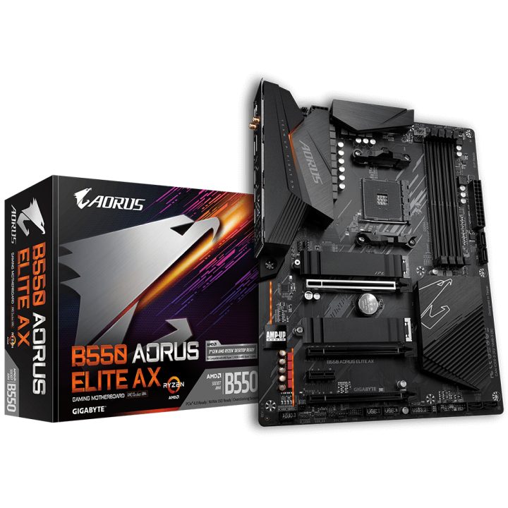 Motherboard GIGABYTE B550 AORUS ELITE AX AMD B550 Socket AM4 ATX