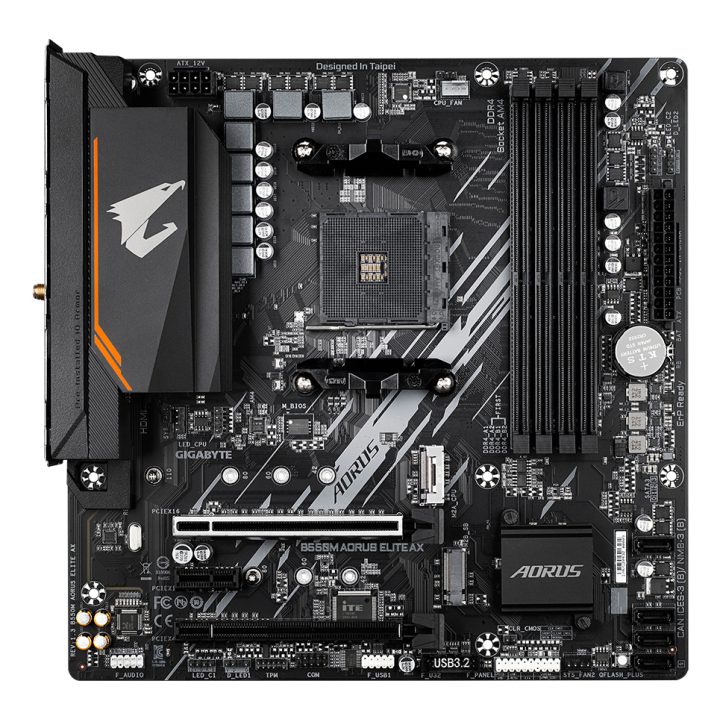 GIGABYTE B550M AORUS ELITE AX Motherboard