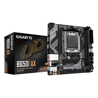 GIGABYTE B650I AX Motherboard - AMD Ryzen série 9000, VRM de 5+2+1…