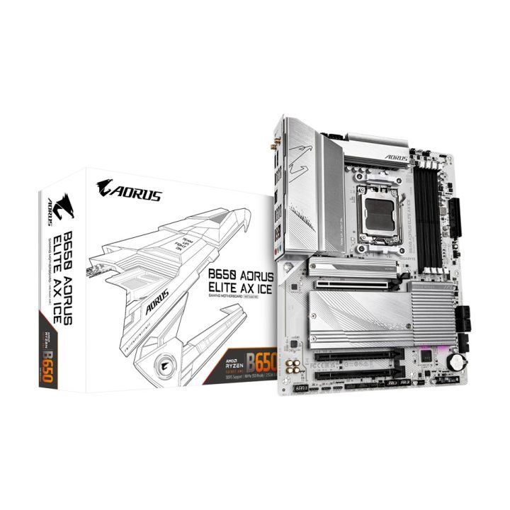 GIGABYTE B650 AORUS ELITE AX ICE Placa base - Compatible con…