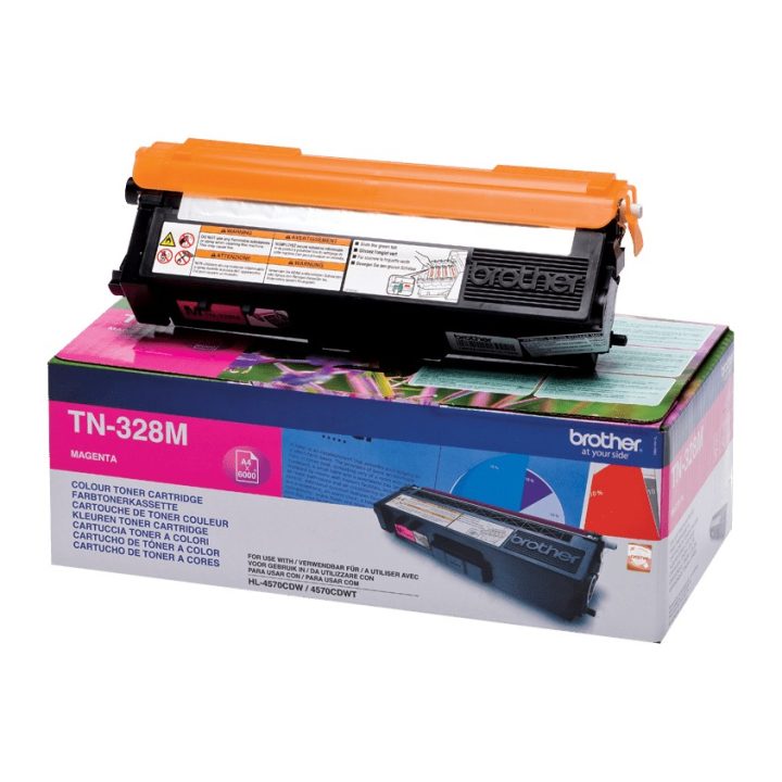 Brother TN-328M toner cartridge 1 piece(s) Original Magenta