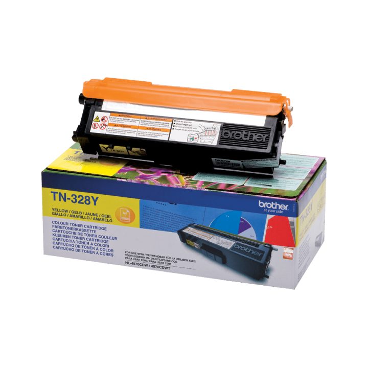 Brother TN-328Y toner cartridge 1 piece(s) Original Yellow
