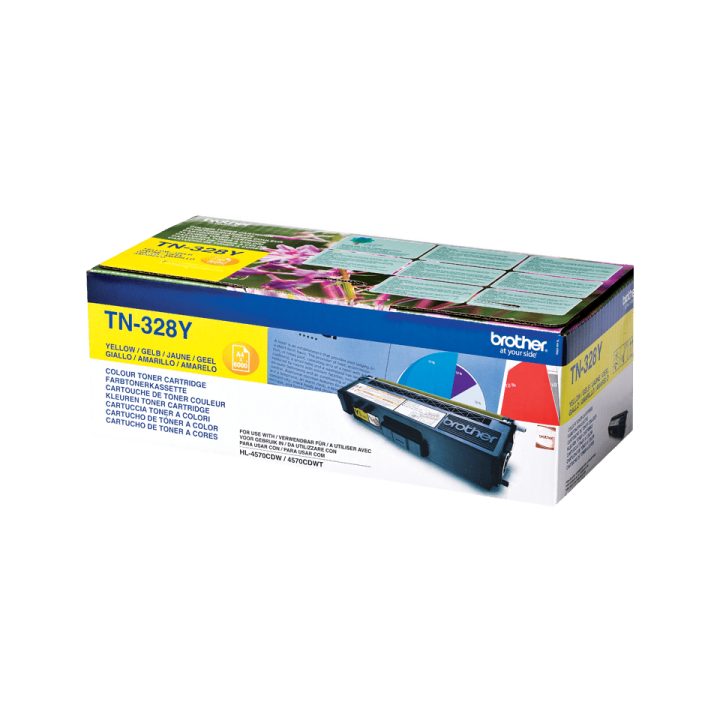 Brother TN-328Y toner cartridge 1 piece(s) Original Yellow
