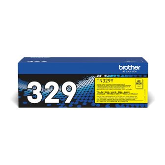 Brother TN-329Y cartucho de tóner 1 pieza(s) Original Amarillo