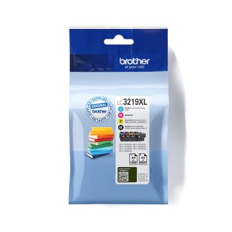 Brother LC3219XLVAL cartucho de tóner 4 pieza(s) Original Negro…