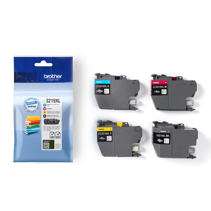Brother LC3219XLVAL Toner Cartridge 4 Piece(s) Original Black, Cyan…